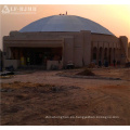 Nuevo estilo de estructura de acero marco de la mezquita Dome Church Dome Diseño con techo de gran tramo